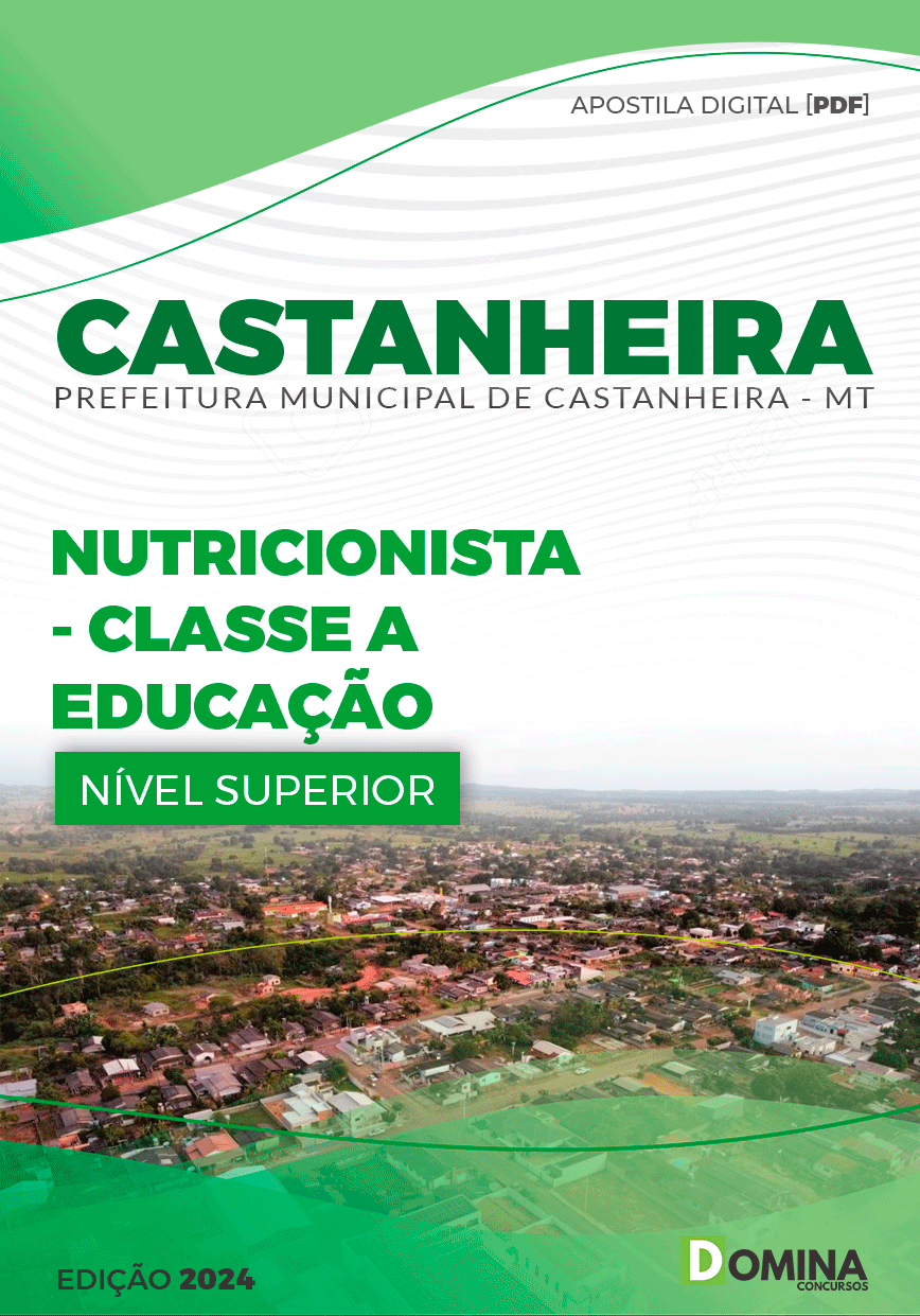 Apostila Pref Castanheira MT 2024 Nutricionista