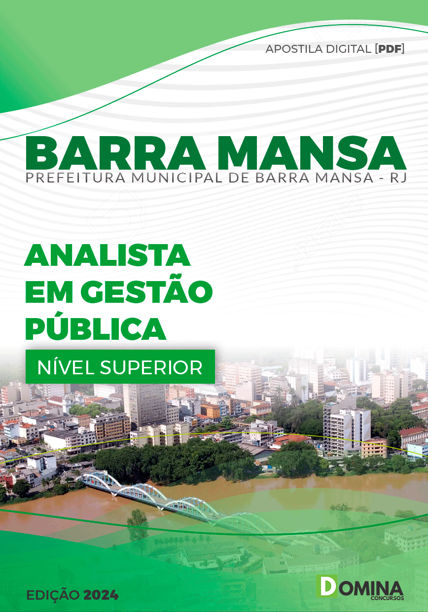 Apostila Pref Barra Mansa RJ 2024 Analista Gestão Pública
