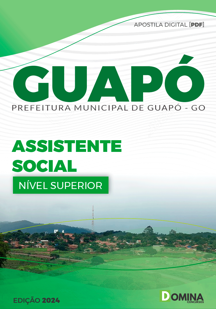 Apostila Concurso Pref Guapó GO 2024 Assistente Social