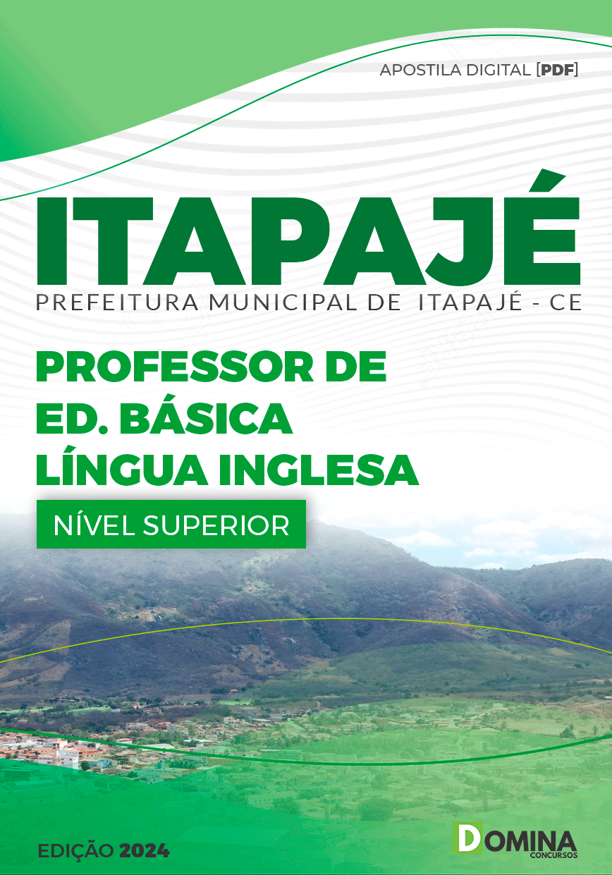 Apostila Concurso Pref Itapajé CE 2024 Professor Língua Inglesa