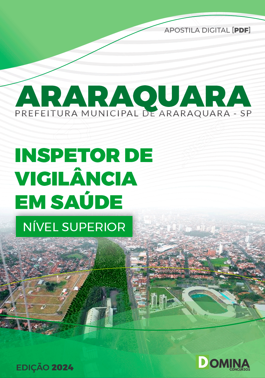 Apostila Pref Araraquara SP 2024 Inspetor de Vigilância em Saúde