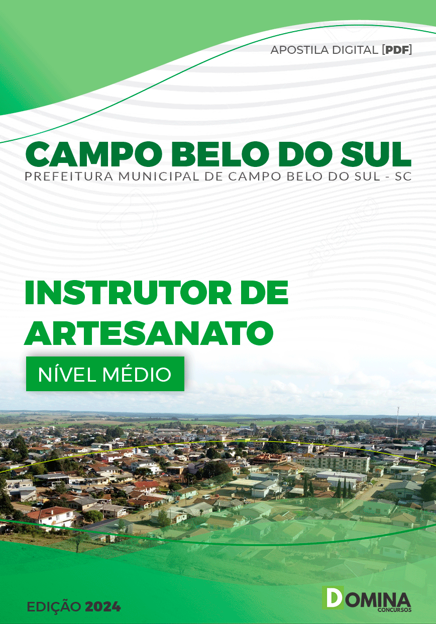 Pref Campo Belo do Sul SC 2024 Instrutor de Artesanato
