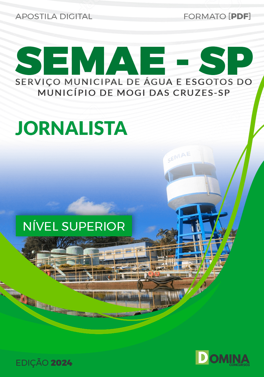 Apostila Concurso SEMAE SP 2024 Jornalista
