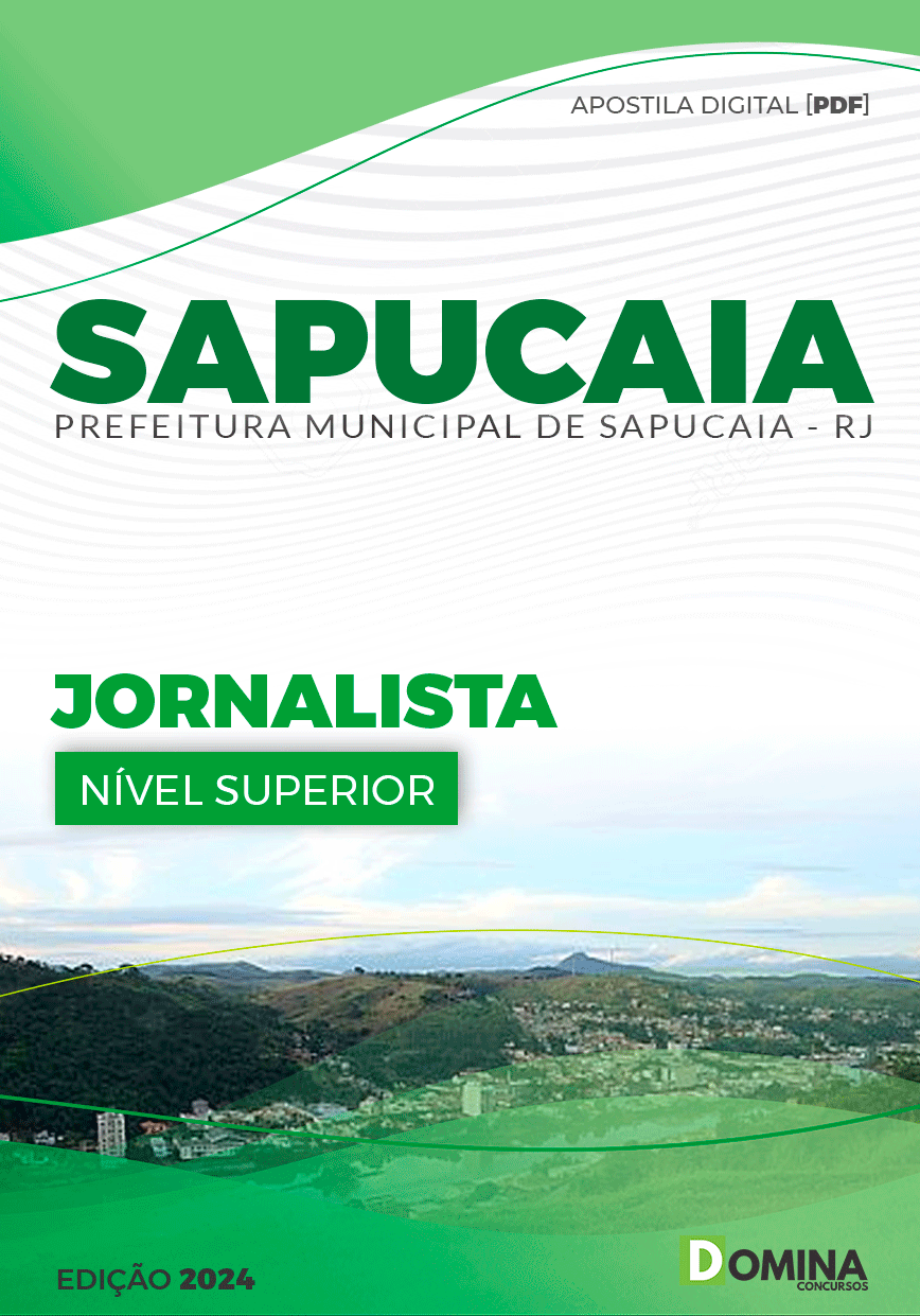 Apostila Pref Sapucaia RJ 2024 Jornalista