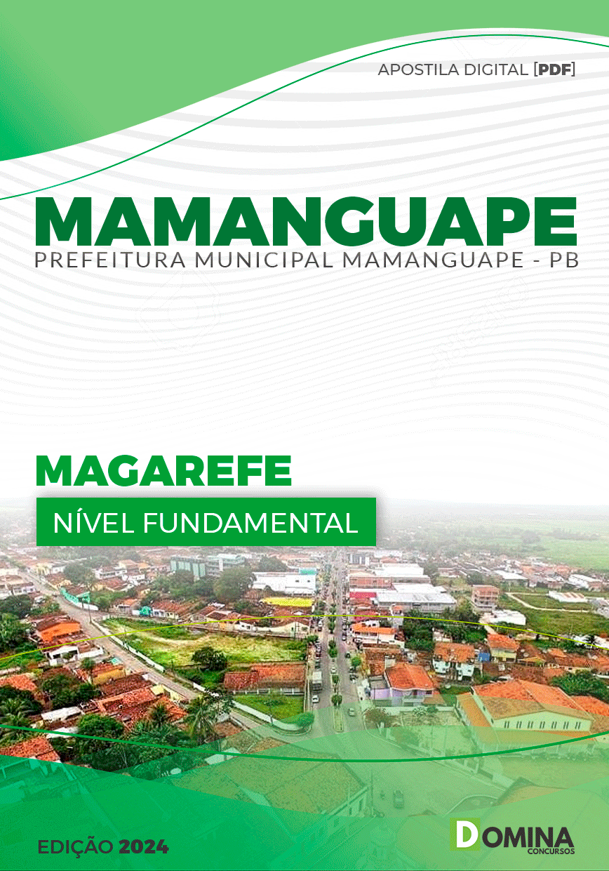 Apostila Pref Mamanguape PB 2024 Magarefe