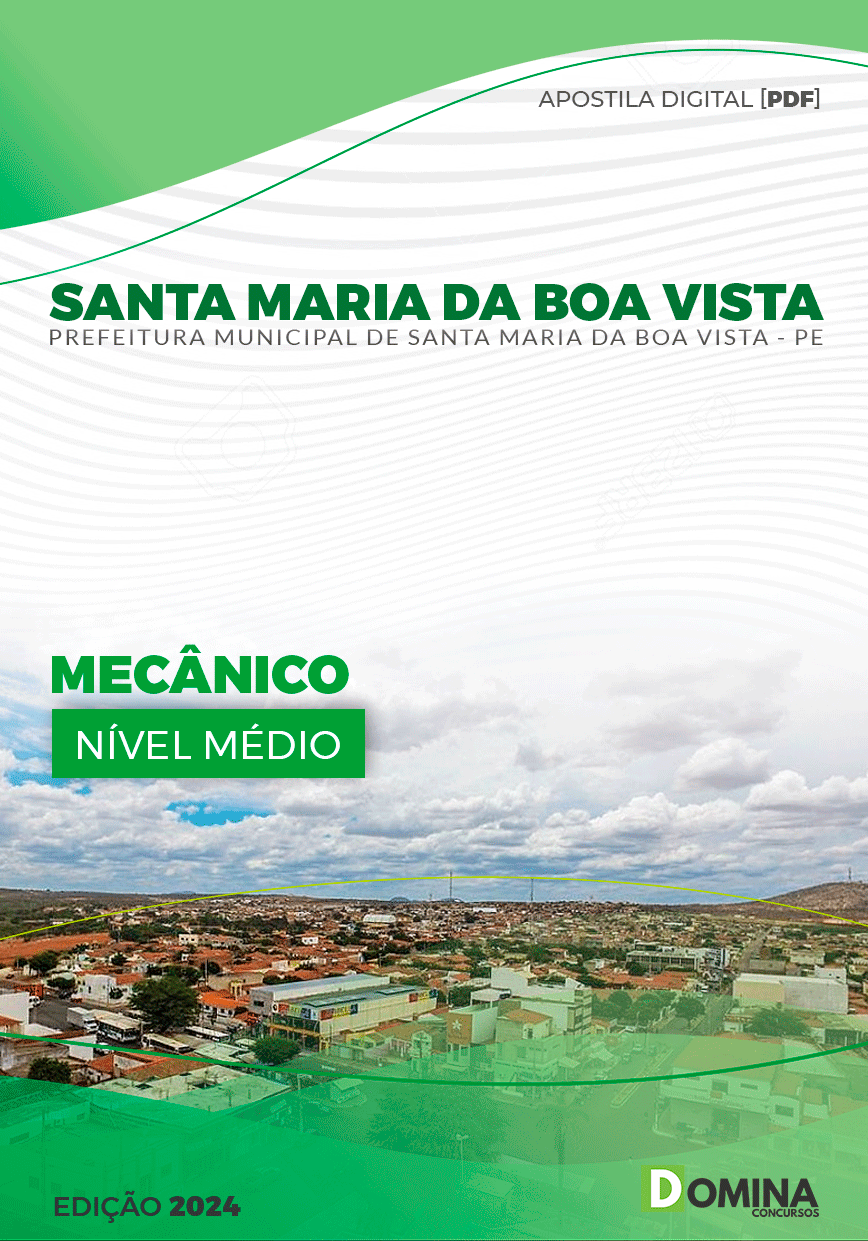 Pref Santa Maria Boa Vista PE 2024 Mecânico