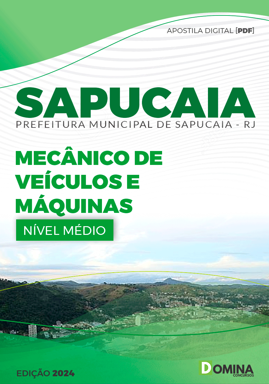 Pref Sapucaia RJ 2024 Mecânico de Veículos e Máquinas