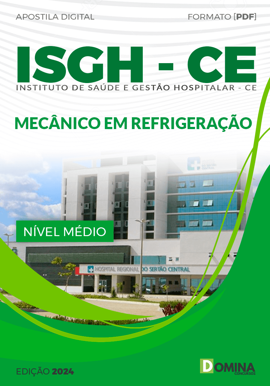 Apostila Concurso ISGH CE 2024 Mecânico Refrigeração