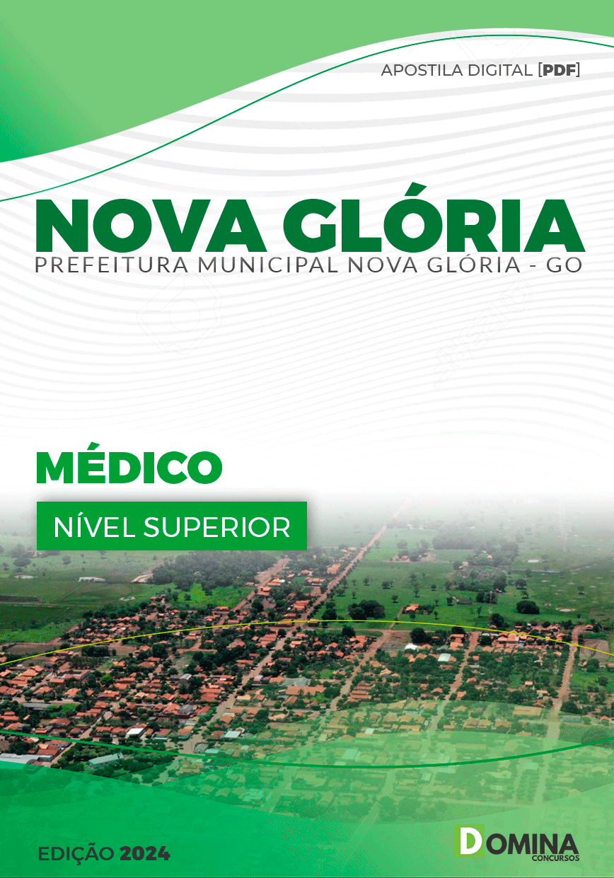 Apostila Pref Nova Glória GO 2024 Médico