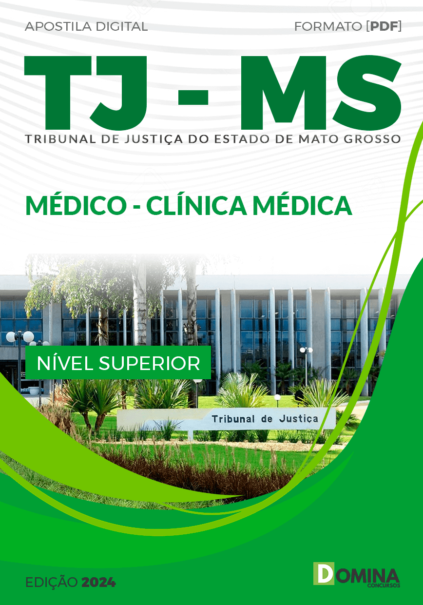 Apostila Concurso TJ MS 2024 Médico Clínica Médica
