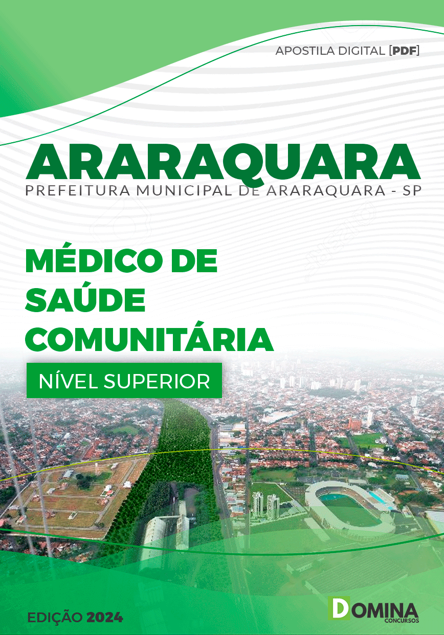 Apostila Pref Araraquara SP 2024 Médico de Saúde Comunitária