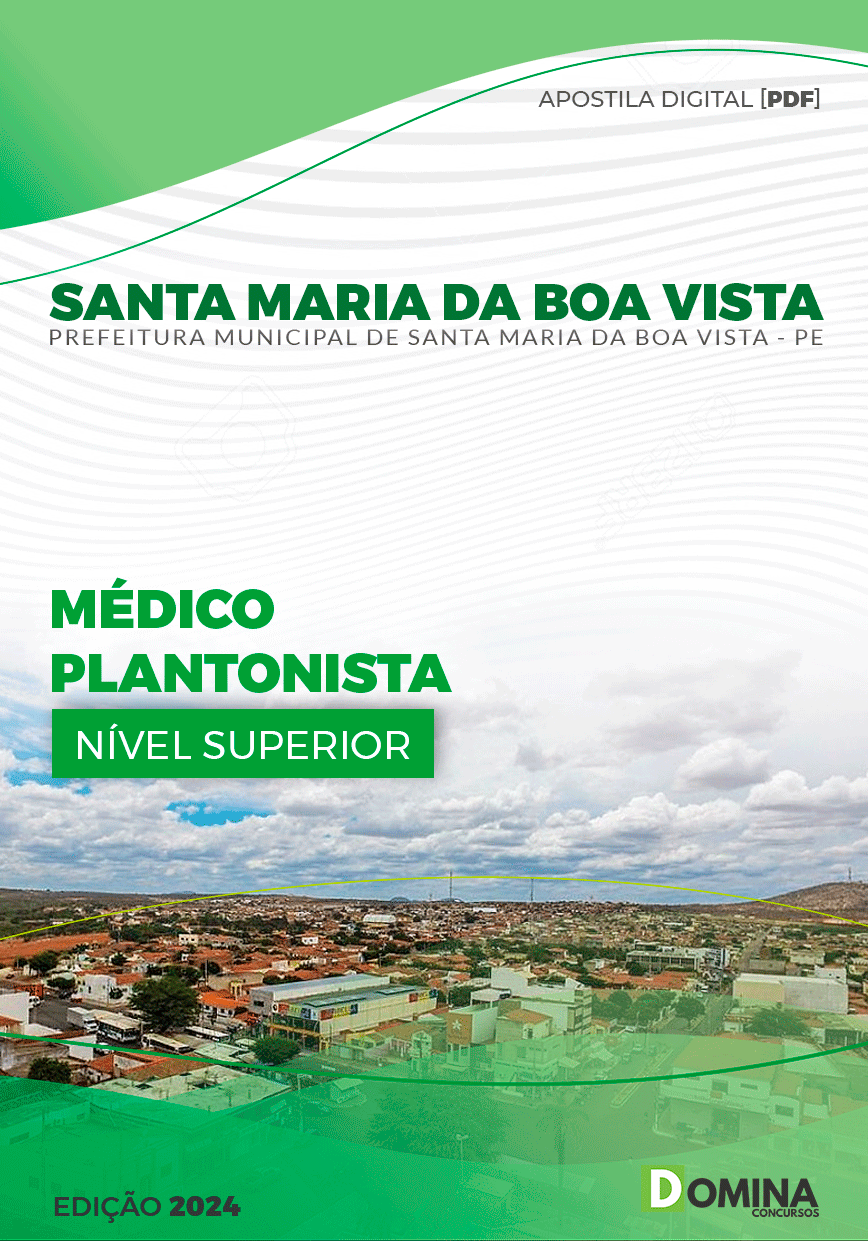 Pref Santa Maria Boa Vista PE 2024 Médico Plantonista