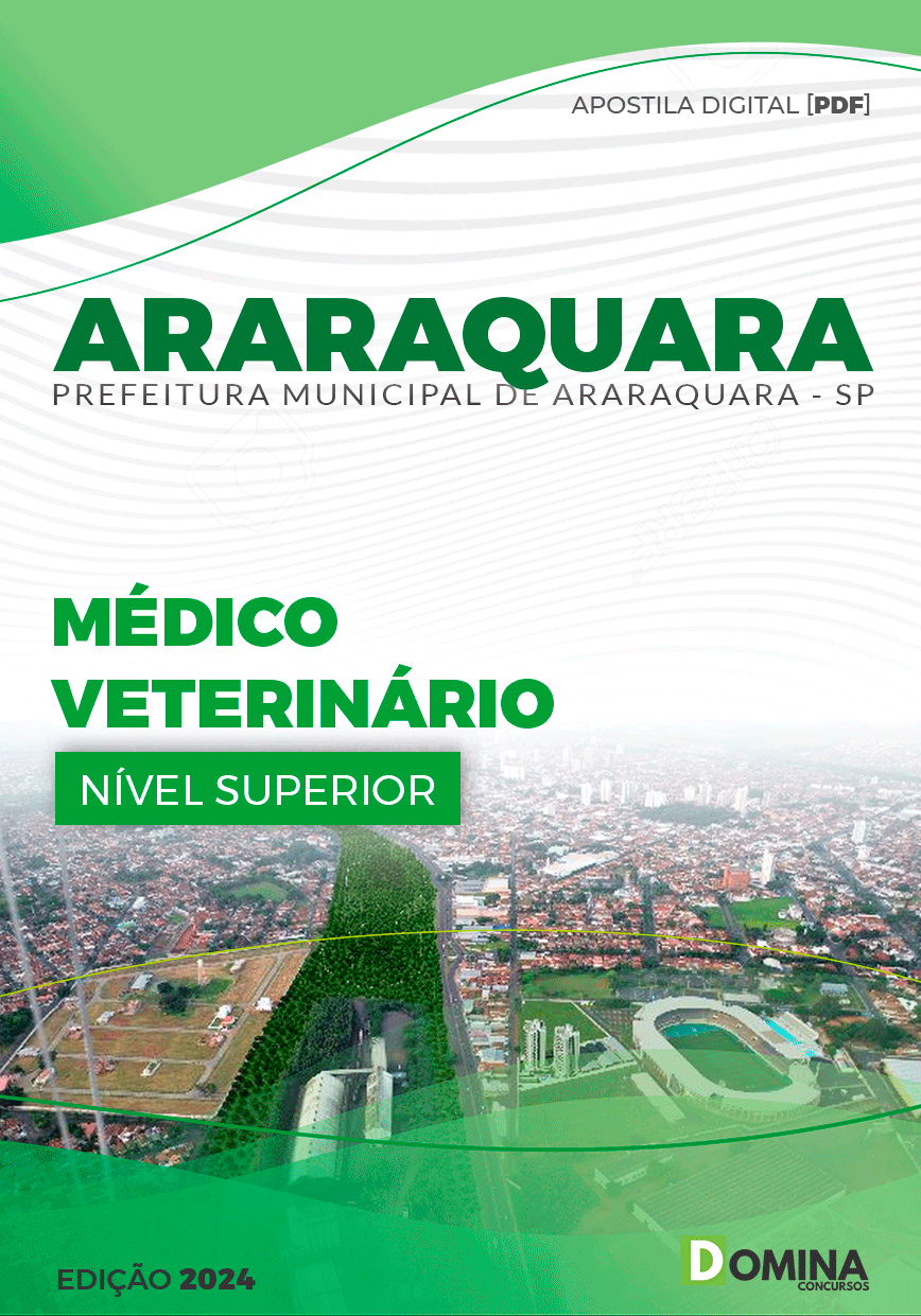Apostila Pref Araraquara SP 2024 Médico Veterinário