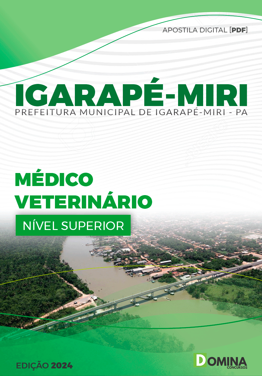 Apostila Pref Igarapé-Miri PA 2024 Médico Veterinário