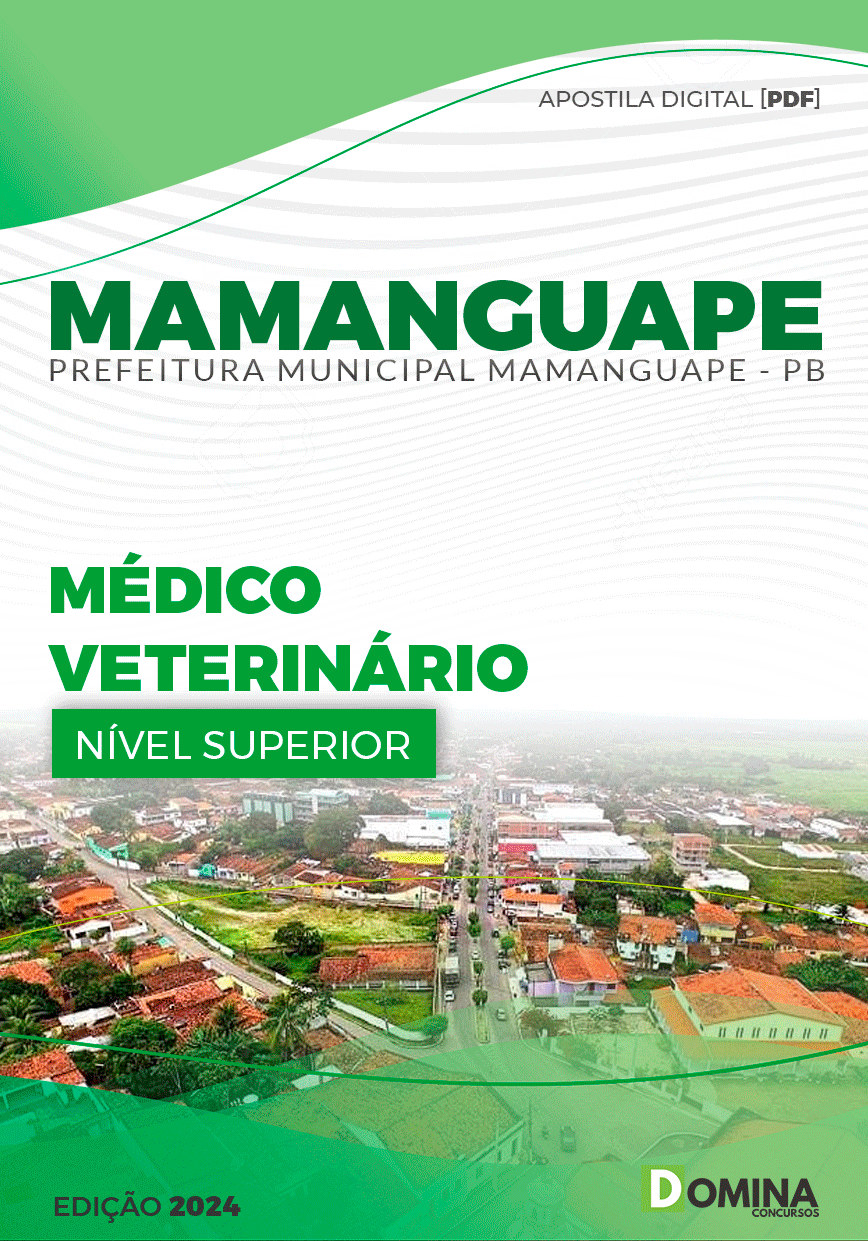 Apostila Pref Mamanguape PB 2024 Médico Veterinário