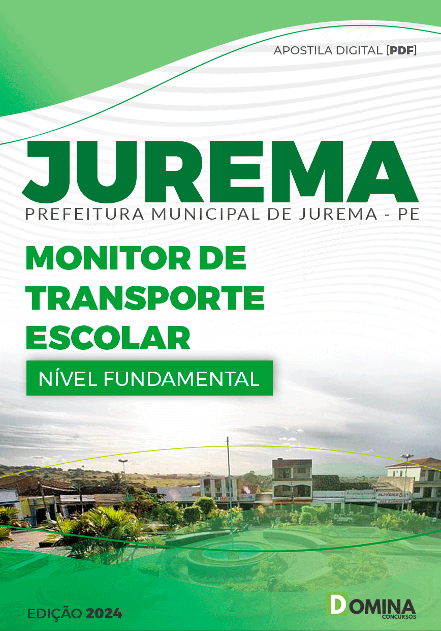 Apostila Pref Jurema PE 2024 Monitor Transporte Escolar