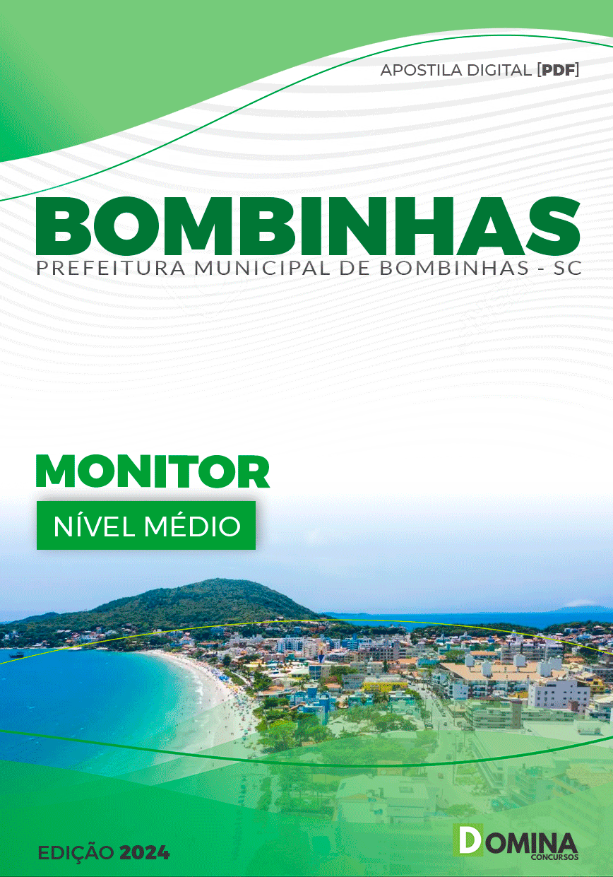 Apostila Pref Bombinhas SC 2024 Monitor