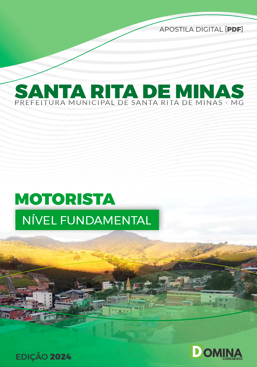Apostila Pref Santa Rita Minas MG 2024 Motorista