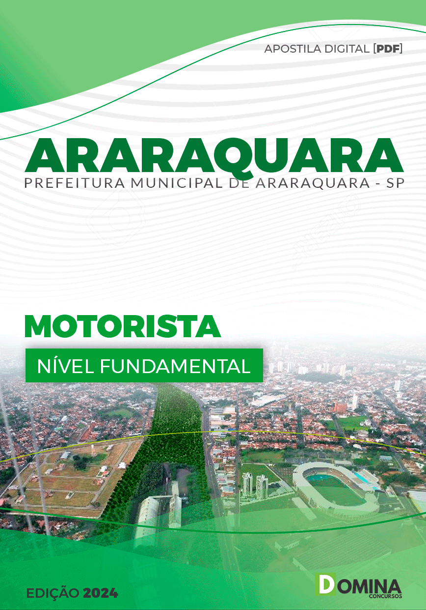 Apostila Pref Araraquara SP 2024 Motorista