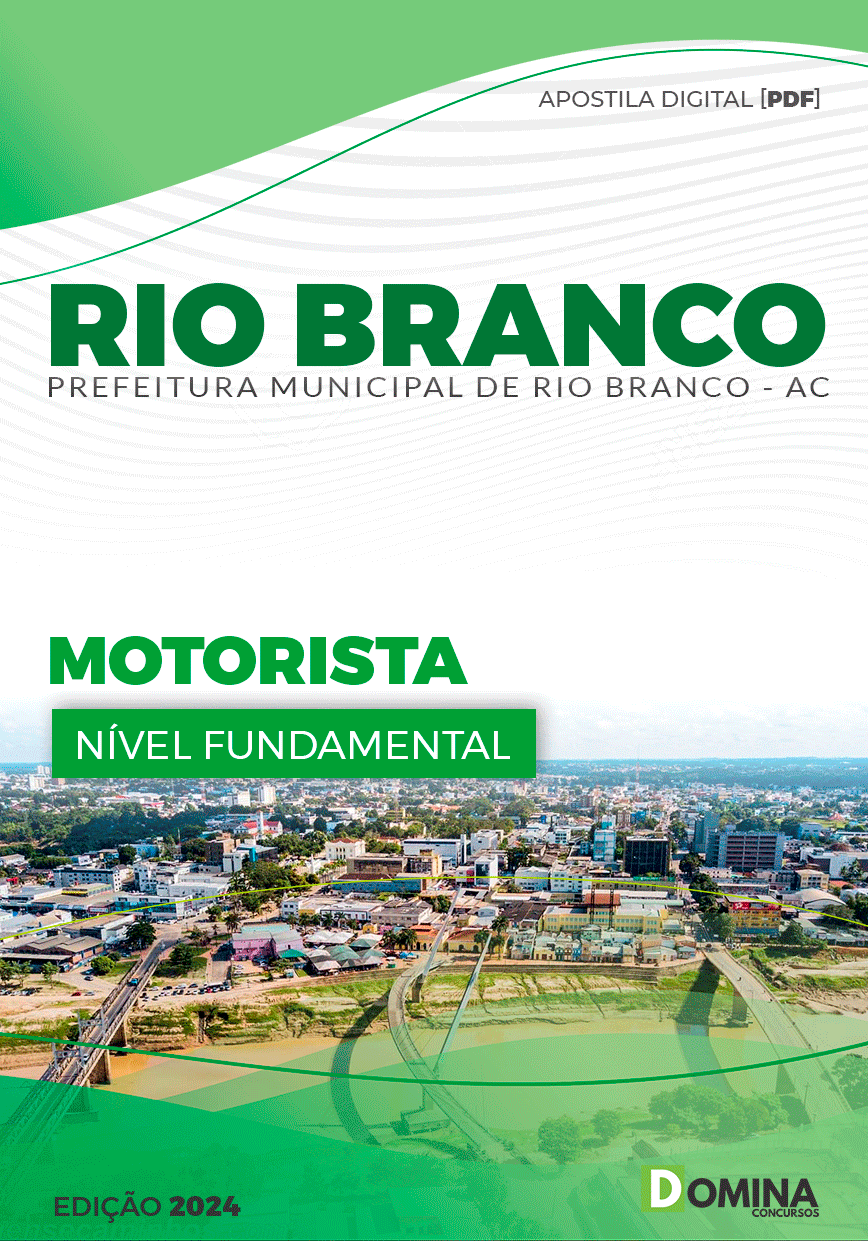 Apostila Pref Rio Branco AC 2024 Motorista