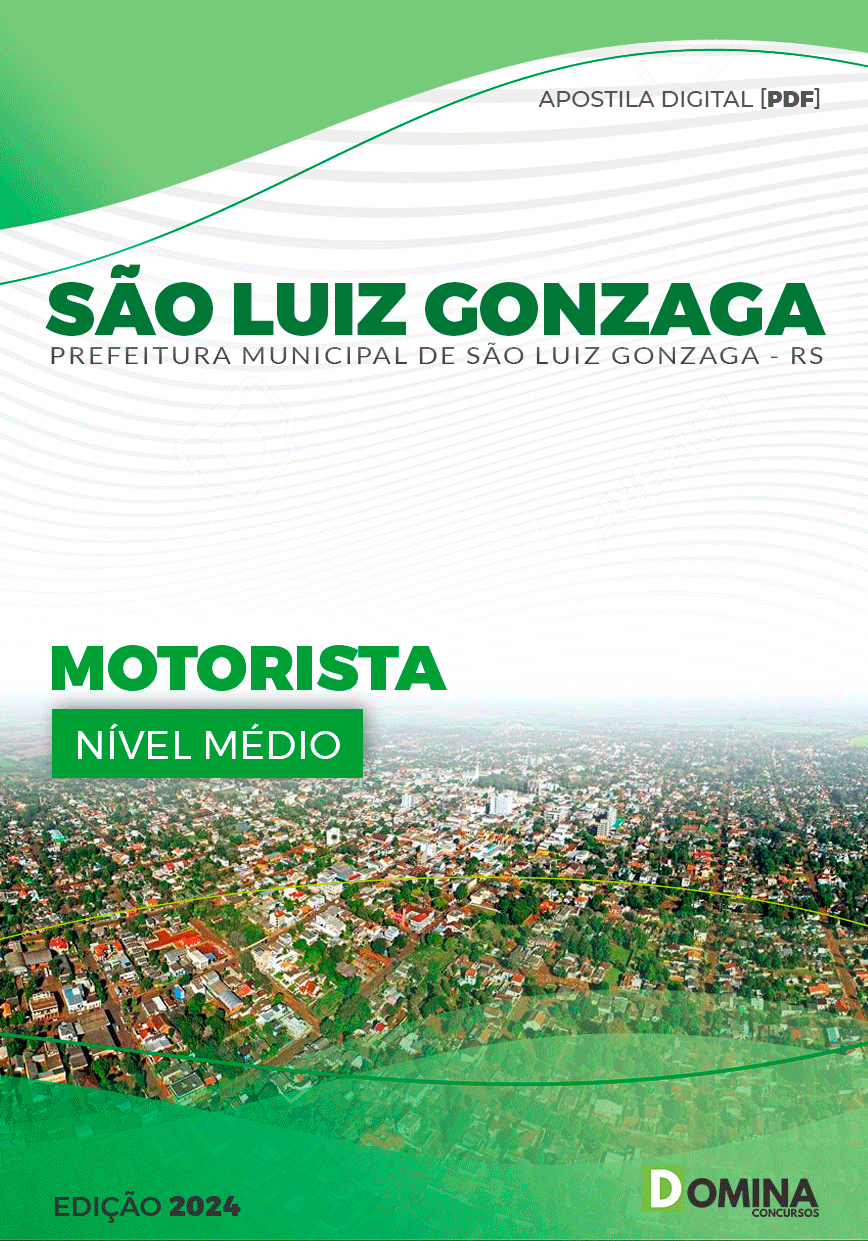 Apostila Pref São Luiz Gonzaga RS 2024 Motorista