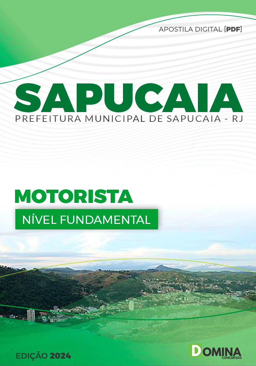 Apostila Pref Sapucaia RJ 2024 Motorista