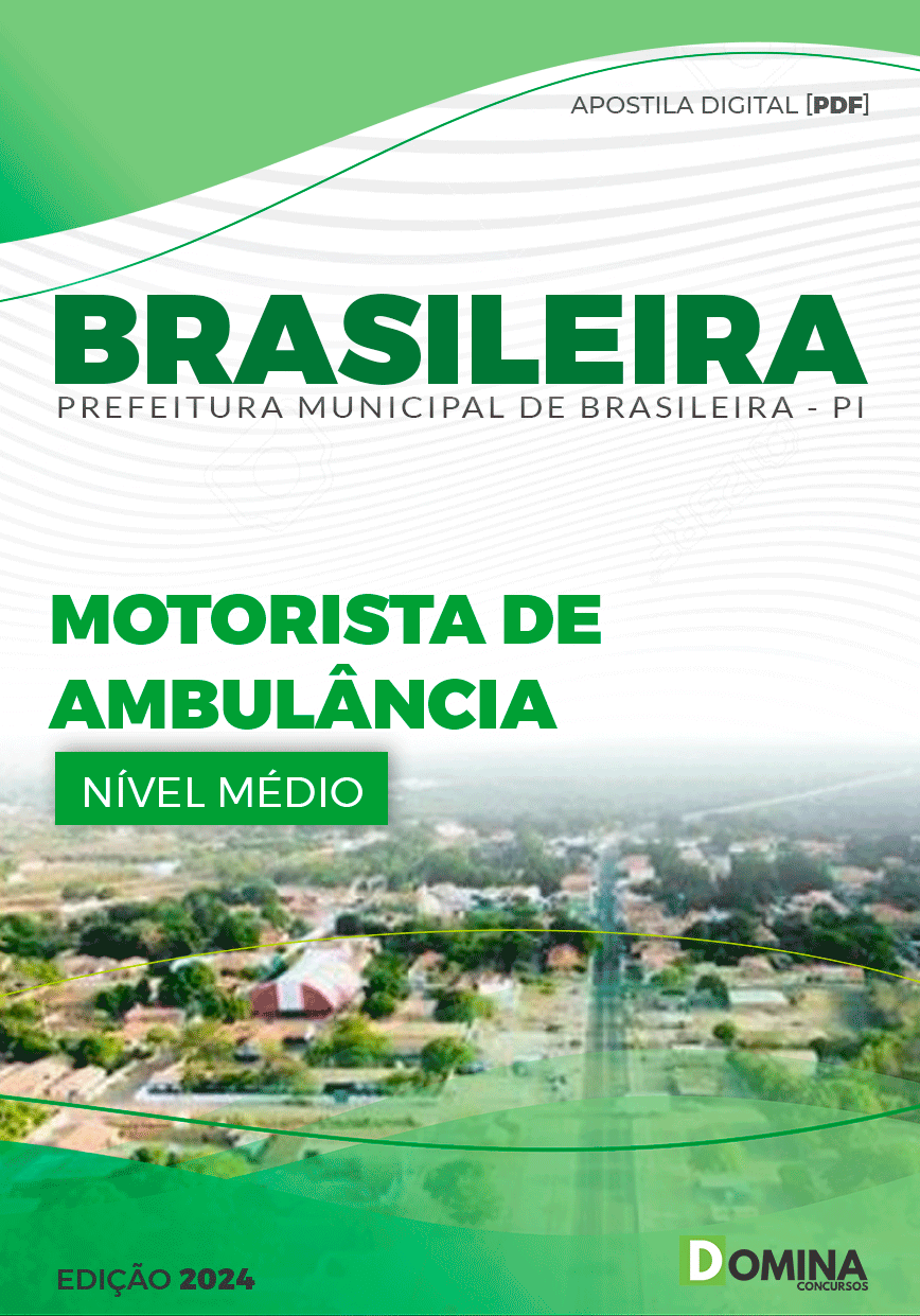 Apostila Pref Brasileira PI 2024 Motorista Ambulância