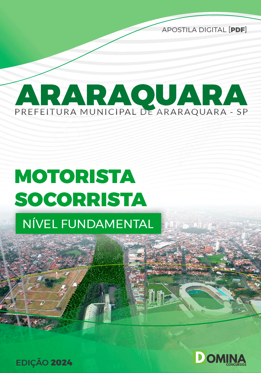 Apostila Pref Araraquara SP 2024 Motorista Socorrista
