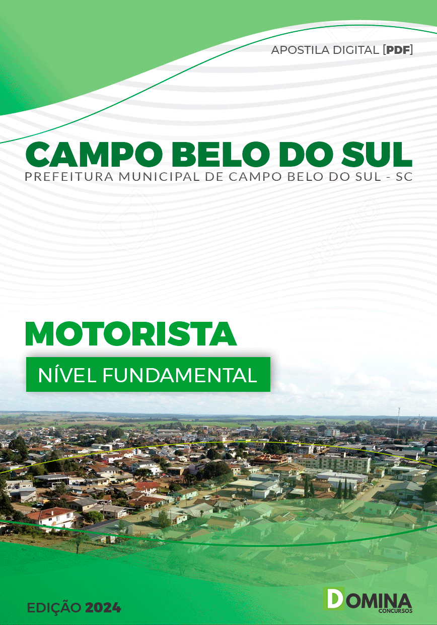 Pref Campo Belo do Sul SC 2024 Motorista