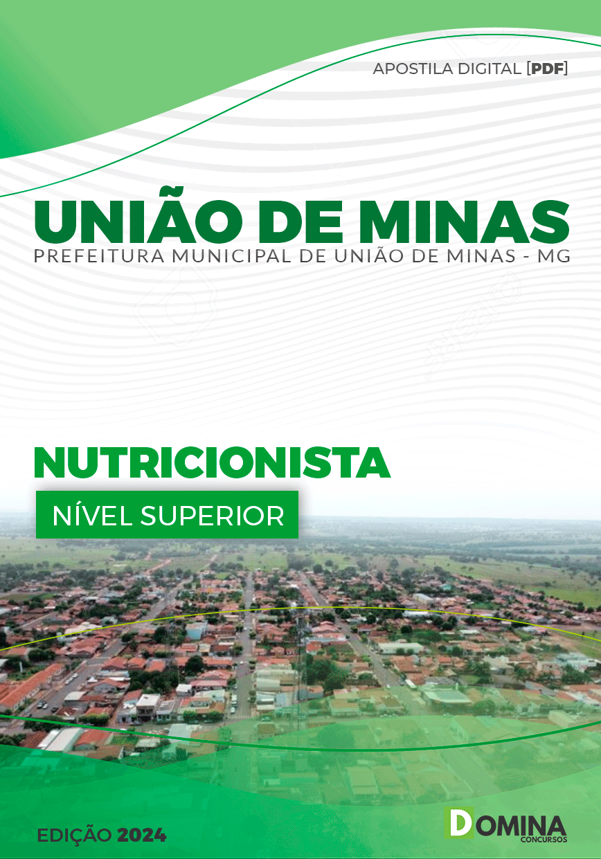 Apostila Perf União de Minas MG 2024 Nutricionista
