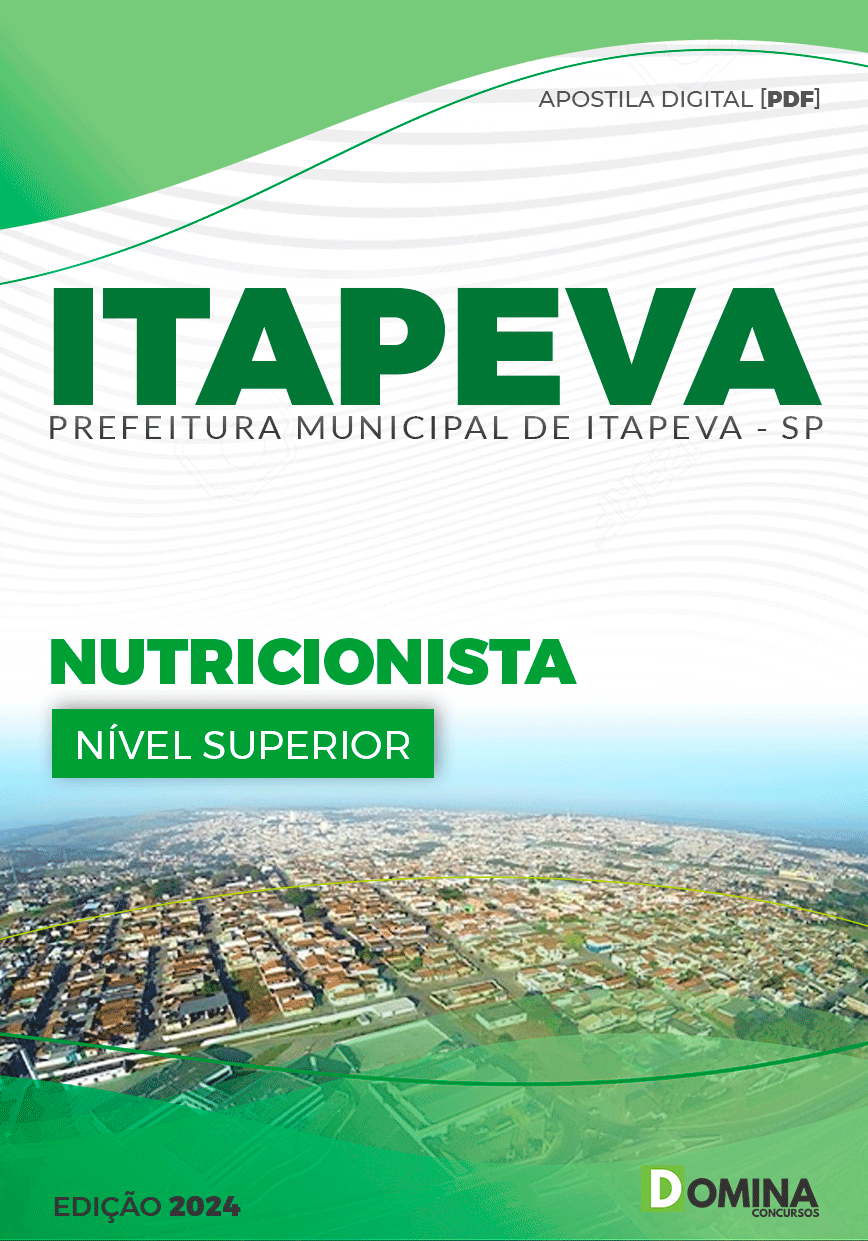 Apostila Pref Itapeva SP 2024 Nutricionista