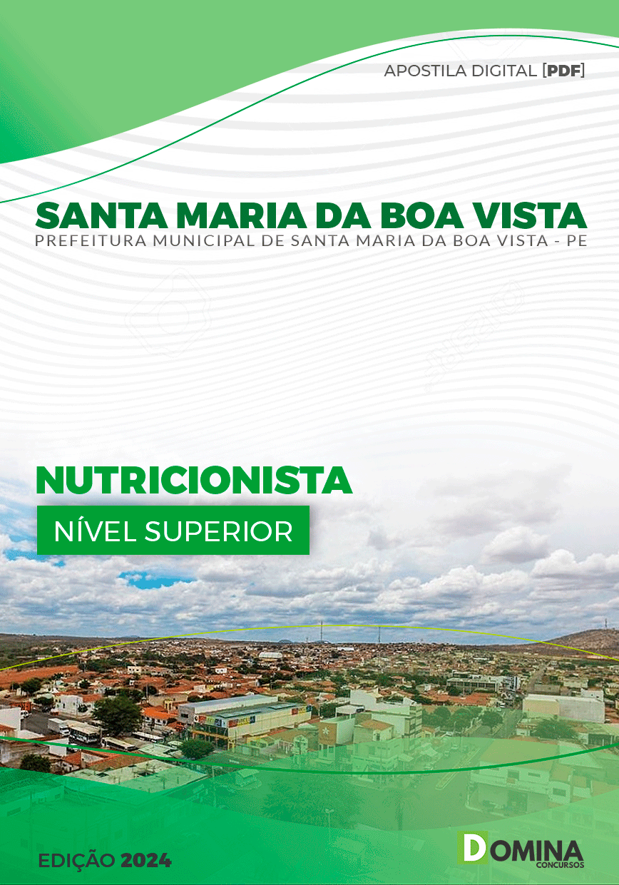 Pref Santa Maria Boa Vista PE 2024 Nutricionista