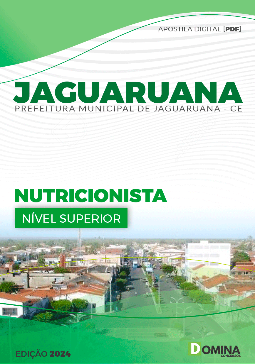 Apostila Pref Jaguaruana CE 2024 Nutricionista