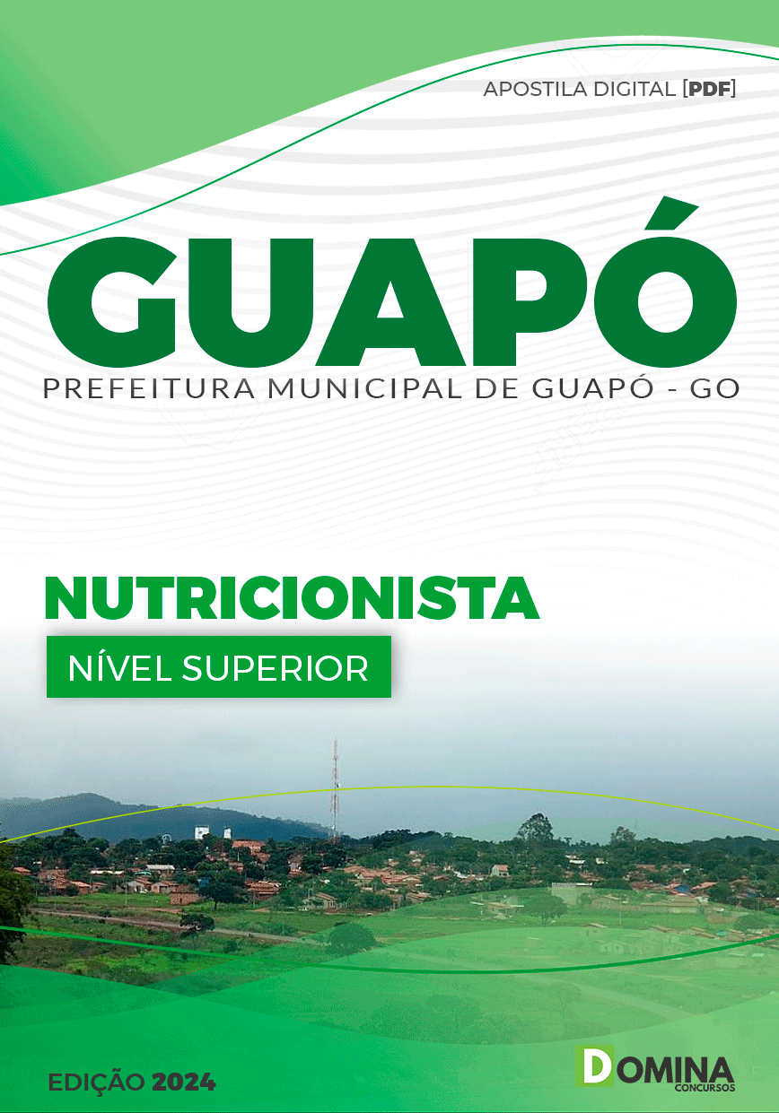 Apostila Concurso Pref Guapó GO 2024 Nutricionista