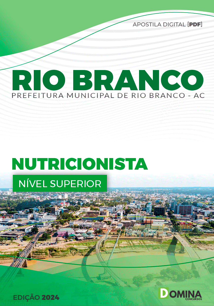 Apostila Pref Rio Branco AC 2024 Nutricionista