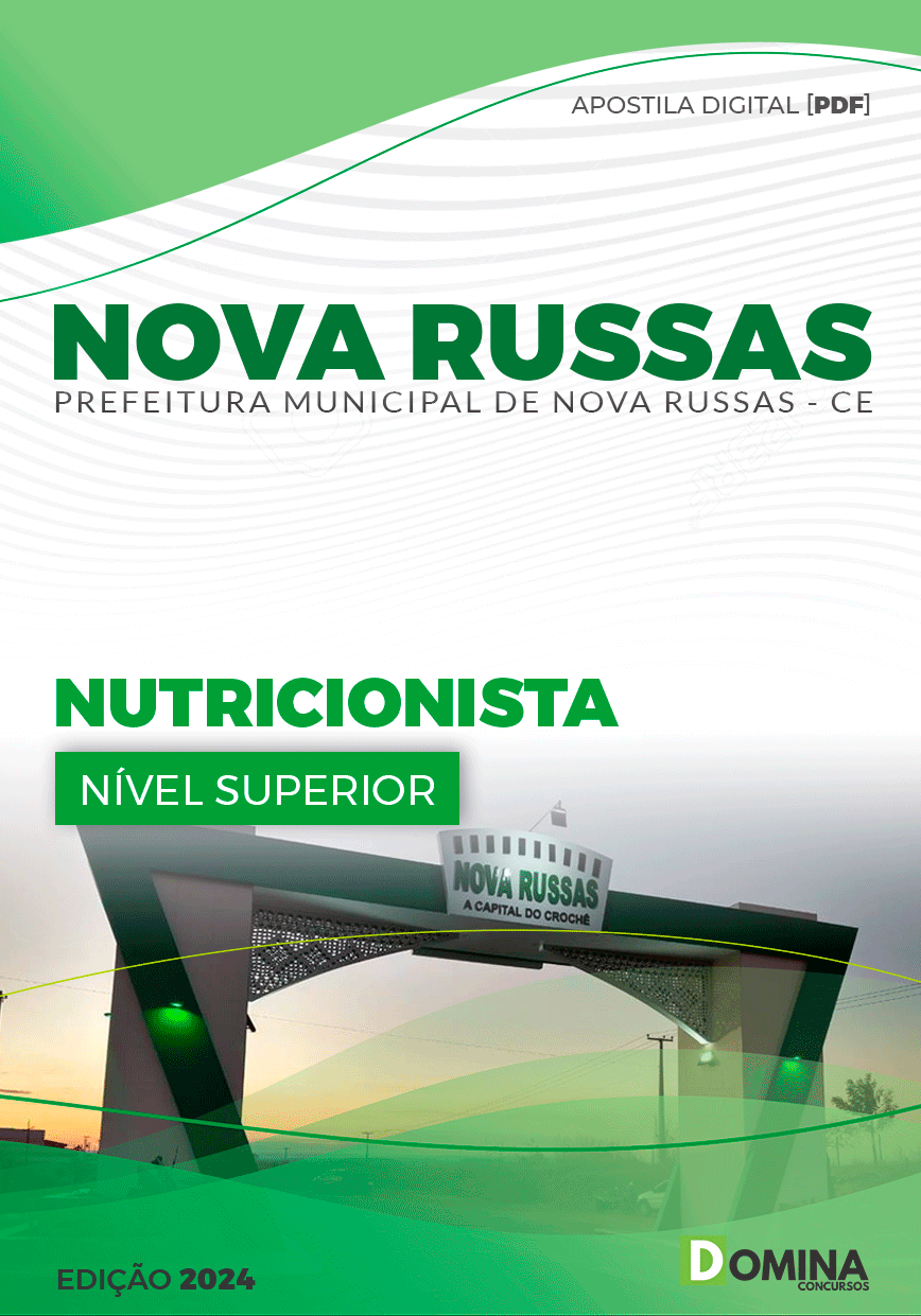Apostila Pref Nova Russas CE 2024 Nutricionista