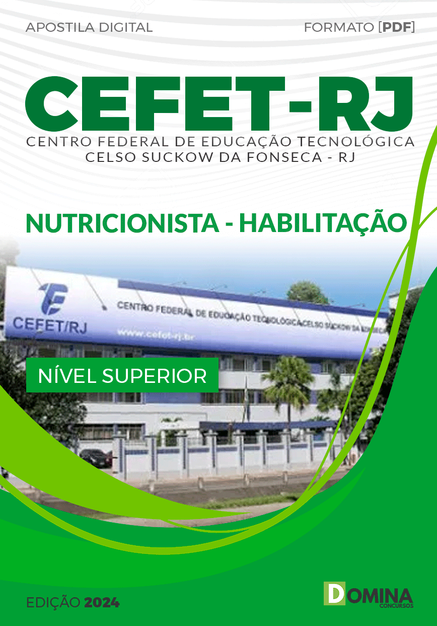 Apostila Concurso CEFET RJ 2024 Nutricionista