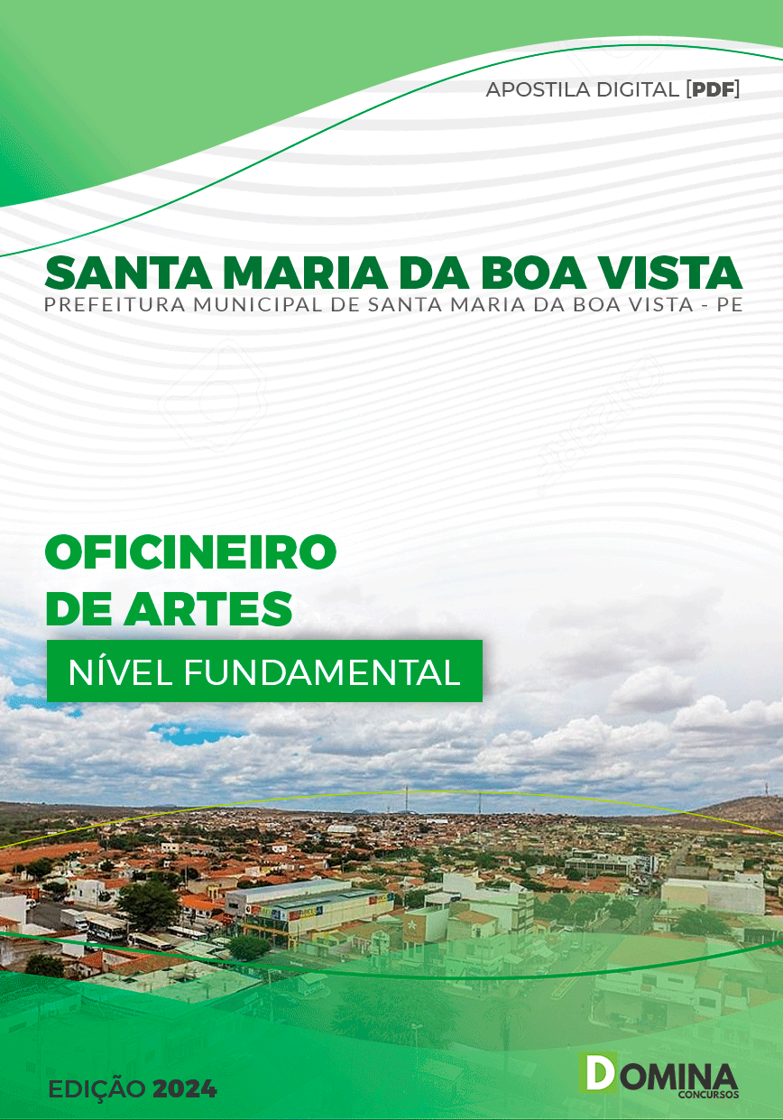 Pref Santa Maria Boa Vista PE 2024 Oficineiro de Artes