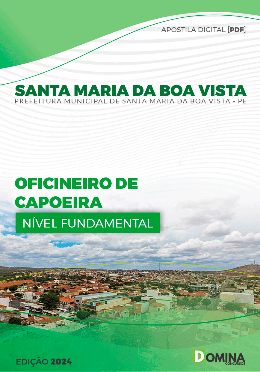 Pref Santa Maria Boa Vista PE 2024 Oficineiro de Capoeira