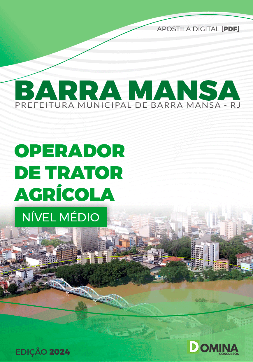 Apostila Pref Barra Mansa RJ 2024 Operador Trator Agrícola