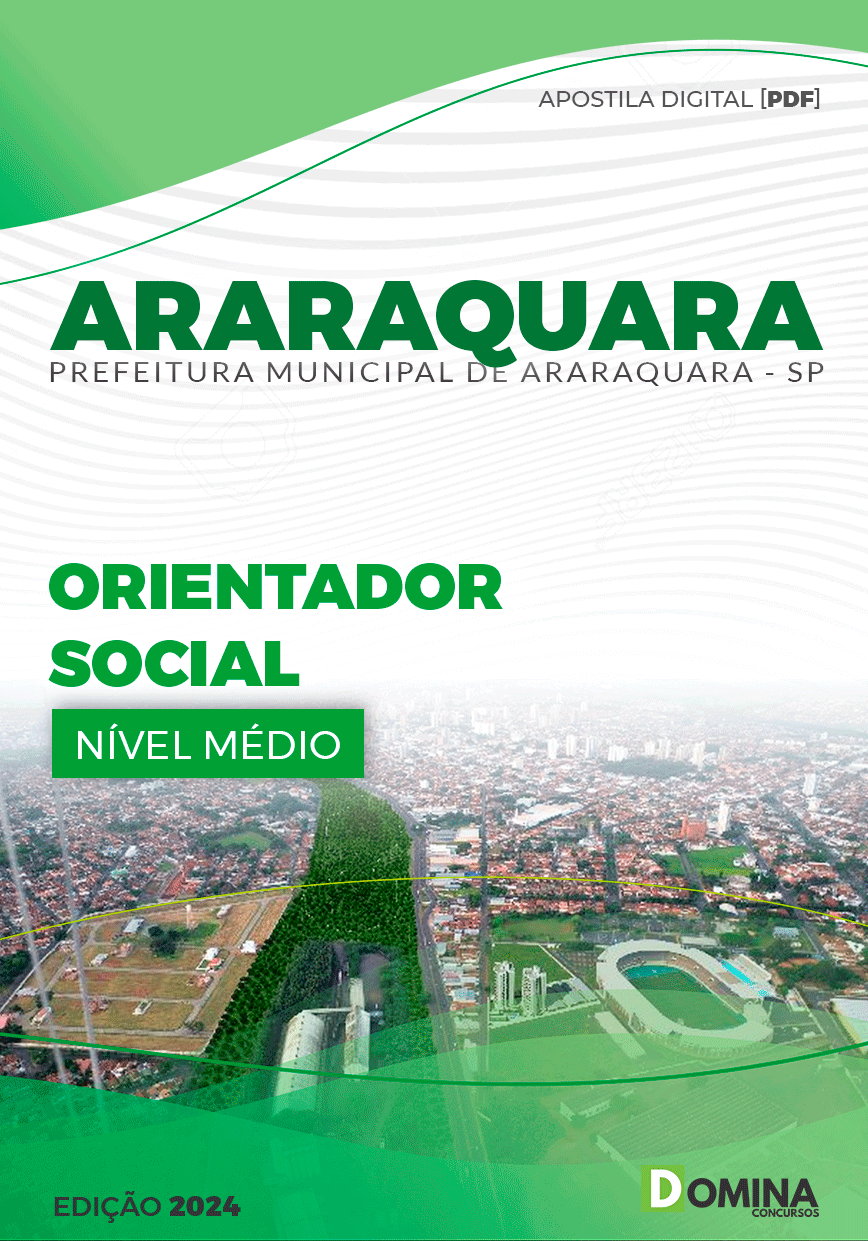 Apostila Pref Araraquara SP 2024 Orientador Social