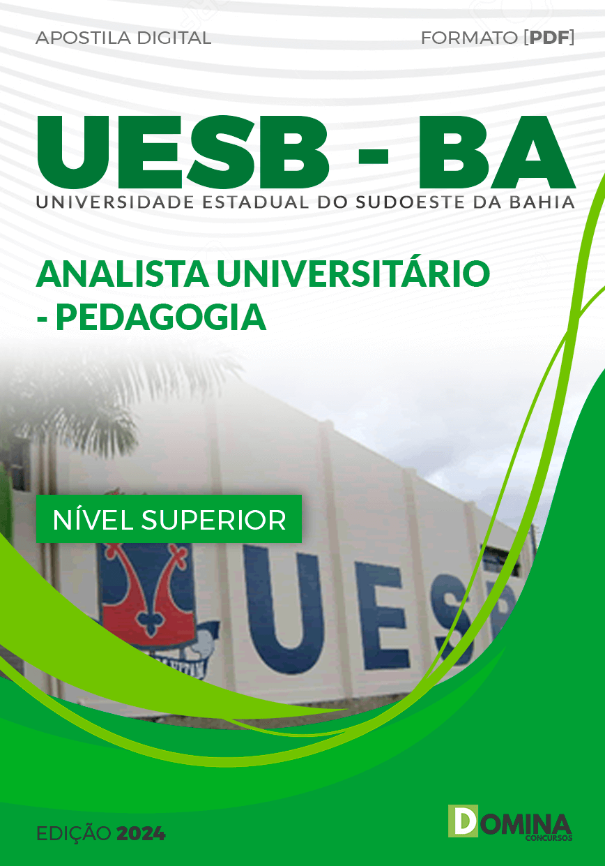 Apostila UESB BA 2024 Analista Universitário Pedagogia