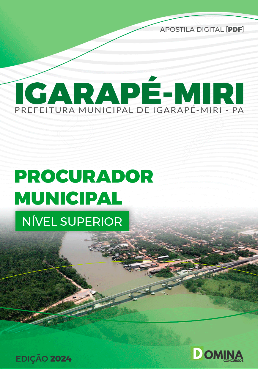 Apostila Pref Igarapé-Miri PA 2024 Procurador Municipal
