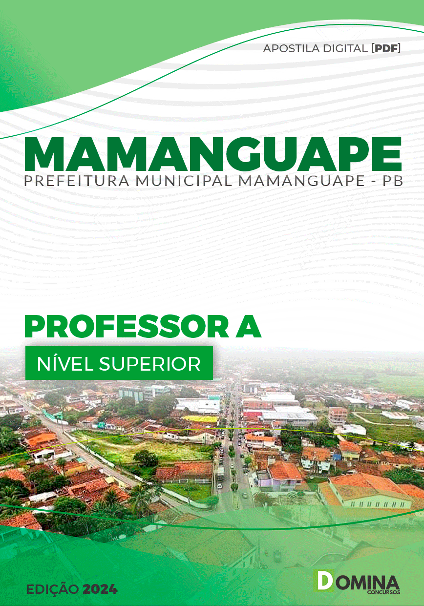 Apostila Pref Mamanguape PB 2024 Professor