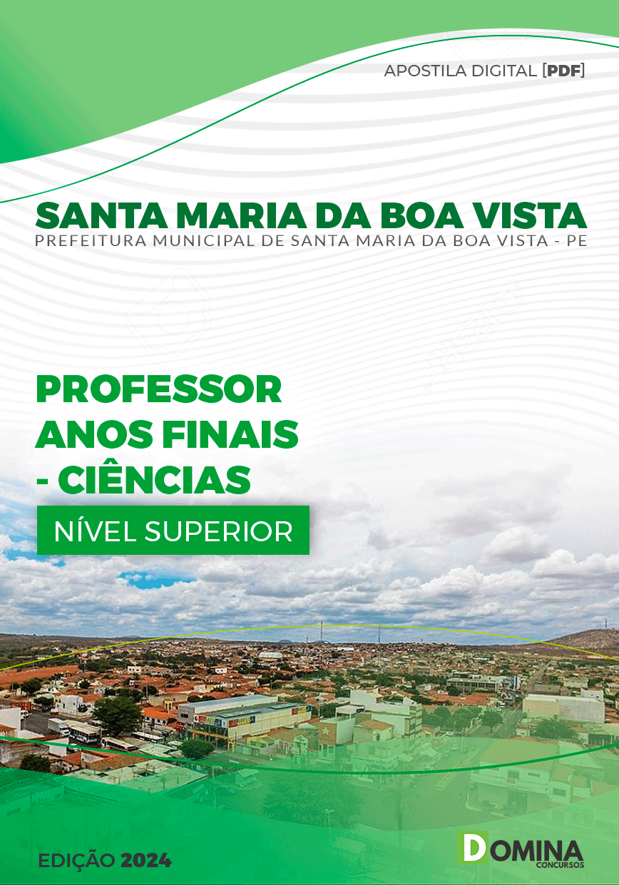 Pref Santa Maria Boa Vista PE 2024 Professor de Ciências