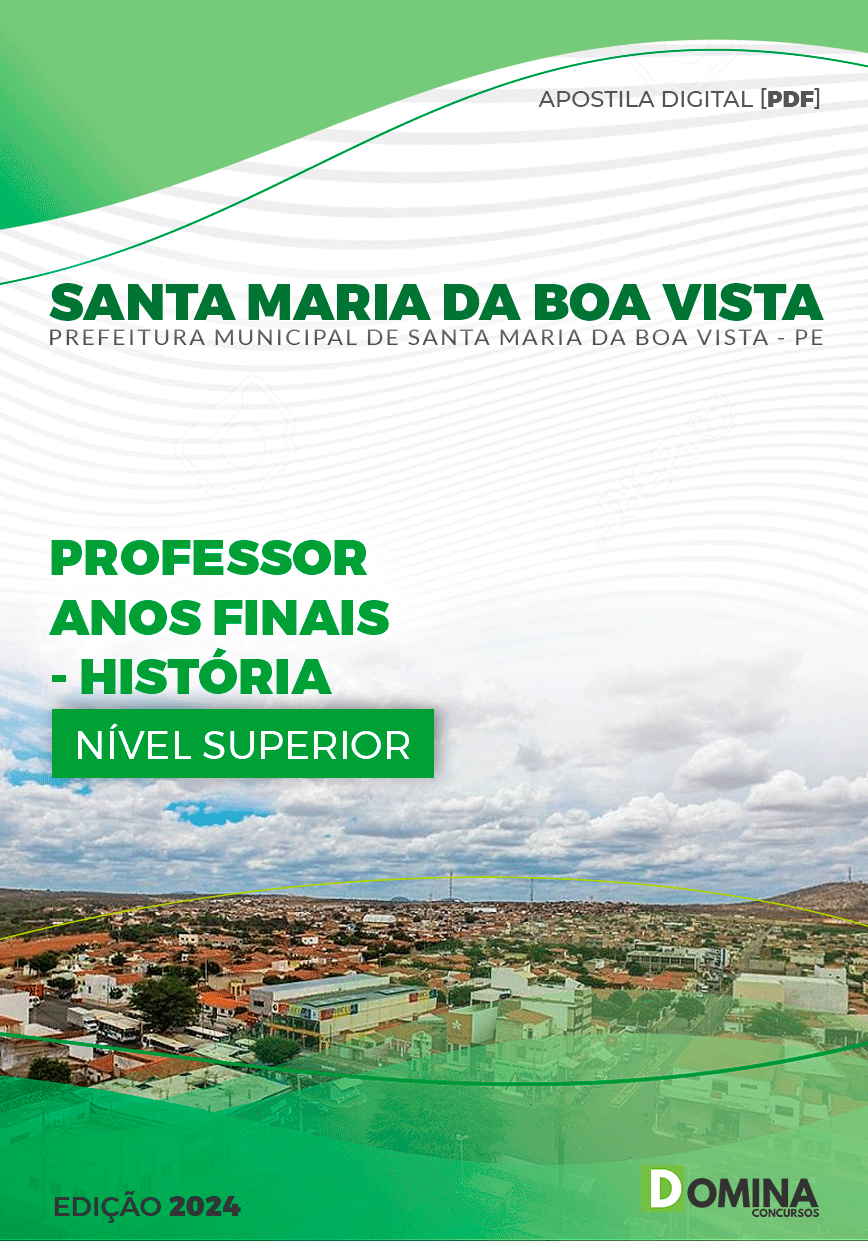 Pref Santa Maria Boa Vista PE 2024 Professor de História