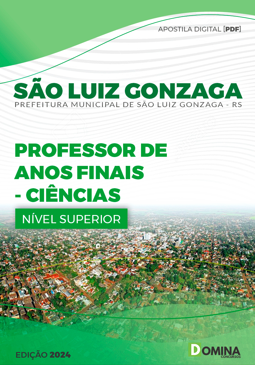 Apostila Pref São Luiz Gonzaga RS 2024 Professor Anos Finais Ciências