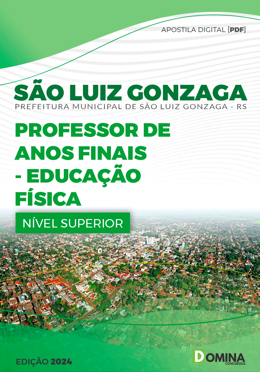 Apostila Pref São Luiz Gonzaga RS 2024 Professor Anos Finais Educação Física