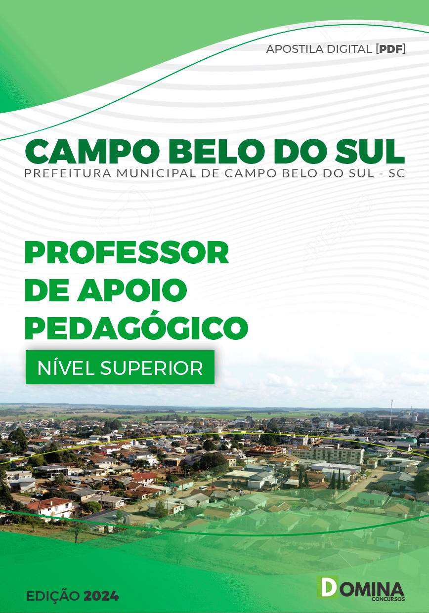 Pref Campo Belo do Sul SC 2024 Professor de Apoio Pedagógico