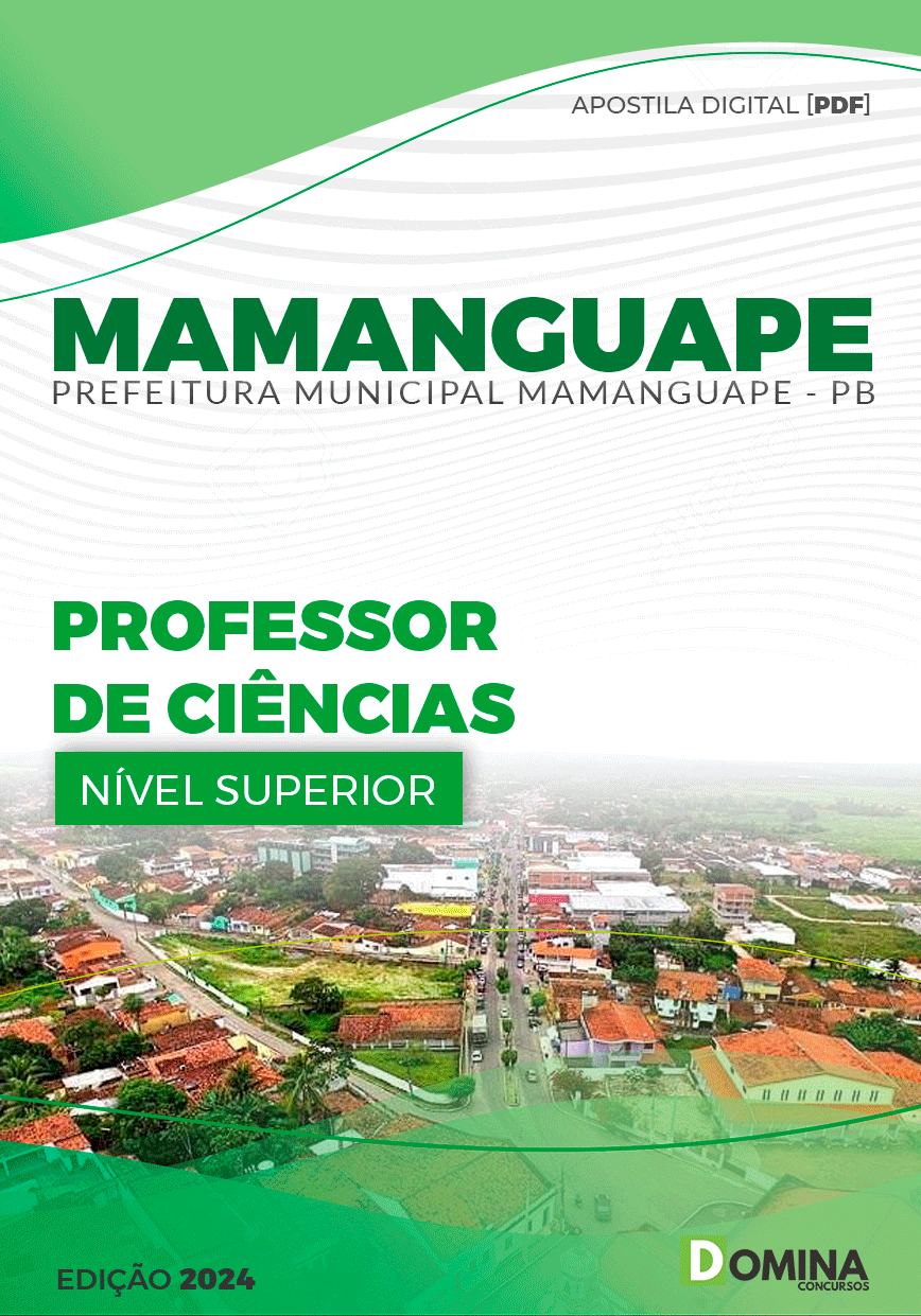 Apostila Pref Mamanguape PB 2024 Professor de Ciências